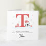 Personalised Football Elf Letter Christmas Card, thumbnail 2 of 5