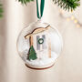 Personalised Family Door Bauble, thumbnail 2 of 9