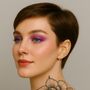 Rose Gold Plated Silver Double Hoop Ear Cuff Earring, thumbnail 4 of 7