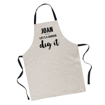 Personalised Life's A Garden Apron, 4 of 5