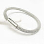 Modern Stainless Steel Mesh Rope Bracelet For Him, thumbnail 1 of 8