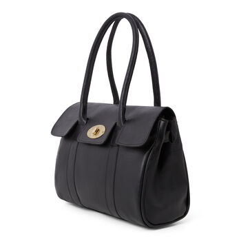Harriet Leather Tote Bag | Handcrafted Full Grain Work And Laptop Tote, 9 of 12