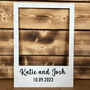 Personalised Wooden Wedding Photo Booth Frame, thumbnail 1 of 3