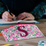 Floral Liberty Fabric Pencil Case With Initial, thumbnail 1 of 5