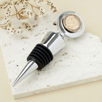 100th Birthday 1923 Farthing Coin Bottle Stopper, 2 of 10