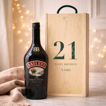 Personalised 21st Birthday Aperitif Gift Set With Custom Lid, 5 of 11