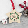 Personalised Family Wreath Christmas Decoration, thumbnail 7 of 12