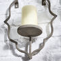 Grey Moroccan Wall Sconce, thumbnail 4 of 6