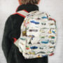 Vintage Transport Children's Mini Backpack, thumbnail 3 of 7