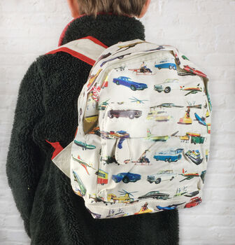 Vintage Transport Children's Mini Backpack, 3 of 7