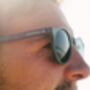 Harlyn Slate 100% Recycled Fishing Net Sunglasses, thumbnail 2 of 3