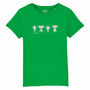 Tennis Grand Slams Kids Organic Cotton T Shirt, thumbnail 2 of 3