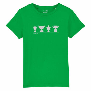 Tennis Grand Slams Kids Organic Cotton T Shirt, 2 of 3