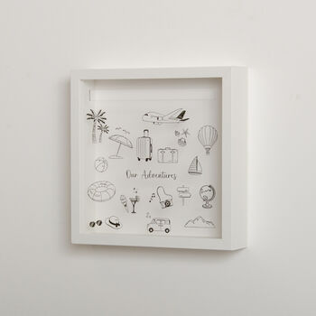 Personalised Travel Icons Memory Frame, 5 of 8