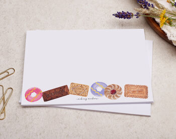 A5 Personalised Children's Stationery Set Gift With Biscuit Design, 6 of 9