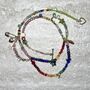 'Everything' Rainbow Chandelier Precious Stone Necklace, thumbnail 2 of 6