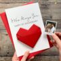 Personalised Origami Anniversary Card – Always You Design For Husband, Wife Or Partner, thumbnail 1 of 9