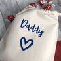 Personalised Father's Day Daddy Cotton Treat Bag, thumbnail 3 of 5