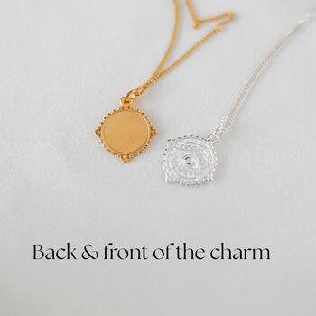Evil Eye Charm Necklace Sterling Silver Protection, Good Luck, 9 of 9