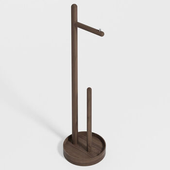 Freestanding Toilet Roll Holder, 2 of 6