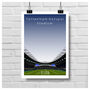 'Tottenham Hotspur Stadium' Football Art Print Poster, thumbnail 1 of 2