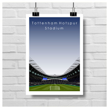 'Tottenham Hotspur Stadium' Football Art Print Poster A3, 2 of 4