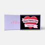 Personalised Banner Love Heart Valentine's Iced Cookie Letterbox Friendly Gift, thumbnail 4 of 10