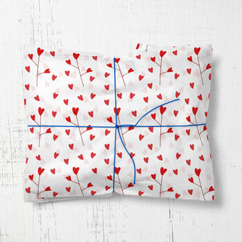 Valentines Day Heart Wrapping Paper Roll #322, 2 of 2