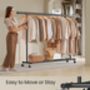 Heavy Duty Clothes Rack With Extendable Rail, thumbnail 9 of 12