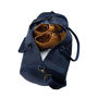 Personalised Leather Classic Duffle In Navy, thumbnail 6 of 10