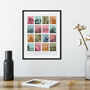 Travel Memories And Favourite Places Personalised Print, thumbnail 9 of 12
