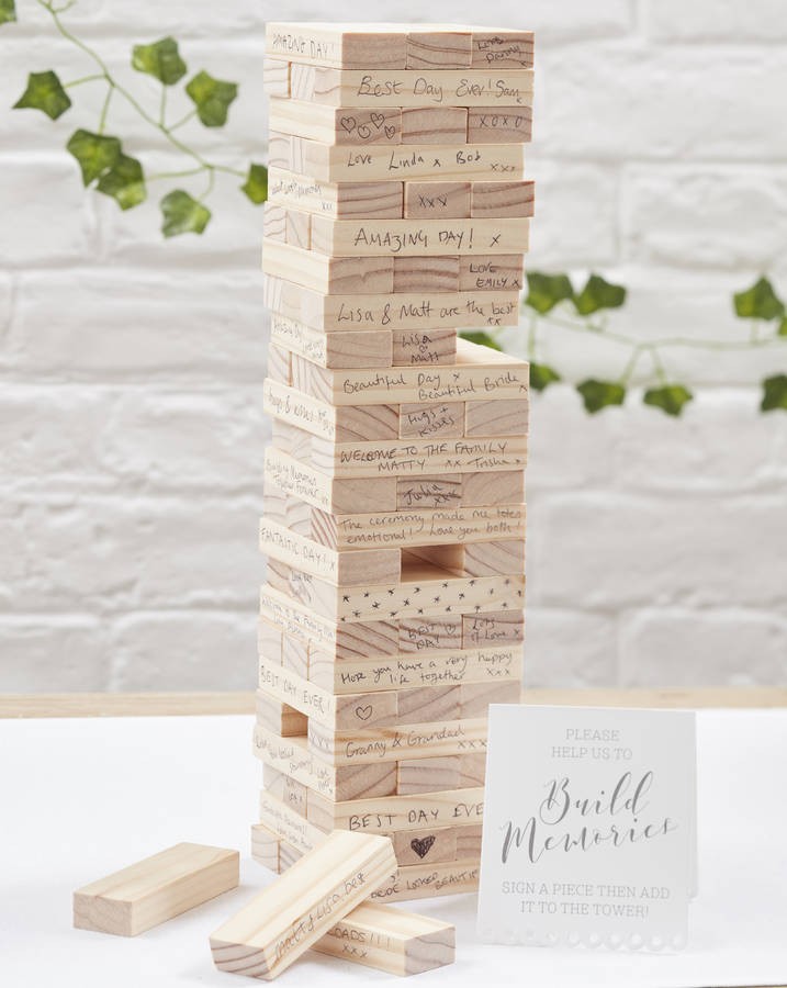 Build A Memory Wedding Guest Book Alternative By Ginger 