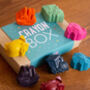 Set Of Eight Gift Boxed Transport Wax Crayons, thumbnail 3 of 8