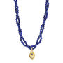 Classical Blue Bead Ode Necklace, thumbnail 3 of 3