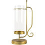 Gold Chamberstick Lantern 49cm, thumbnail 3 of 3