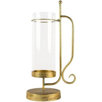 Gold Chamberstick Lantern 49cm, 3 of 3