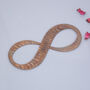 7th Anniversary Gift Copper Infinity Sculpture, thumbnail 4 of 8