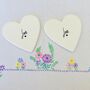 Pair Of Ceramic Love Coasters ~ Boxed, thumbnail 4 of 6