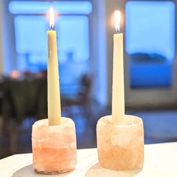 Personalised Himalayan Salt Candle Holder, 8 of 11