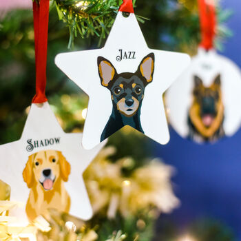 Dog Breed Christmas Tree Decoration Personalised, 11 of 12