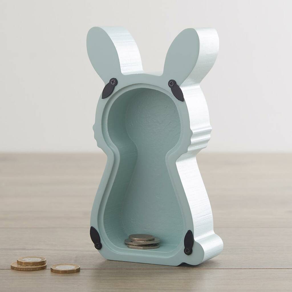 Personalised Bunny Money Box By My 1st Years