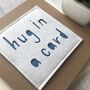 'Hug In A Card' Felt Card, thumbnail 2 of 2