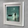 Nocturne's Reflection Framed Ceramic Art Tile, thumbnail 8 of 10