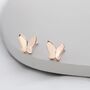 Sterling Silver Butterfly Stud Earrings, thumbnail 6 of 10