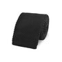 Wedding Handmade Polyester Knitted Pocket Square In Black, thumbnail 6 of 12