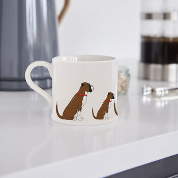 Christmas Boxer Dog Pin Badge, 5 of 12