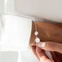 Personalised Pearl Sterling Silver Slide Bracelet, thumbnail 1 of 9