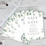 36 Personalised Botanical Wedding 'Save The Date' Cards, thumbnail 3 of 4