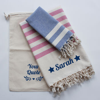 Personalised Towel Set, Hen Party Gift, 3 of 12