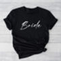 Bride To Be Tshirt In Black, thumbnail 1 of 5